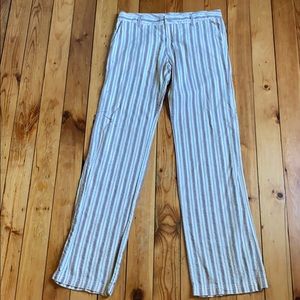 Vintage Free People Striped Cotton Pants
